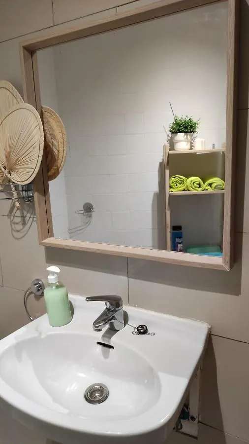Room With Bathroom, Refrigerator And Microwave Barcelona