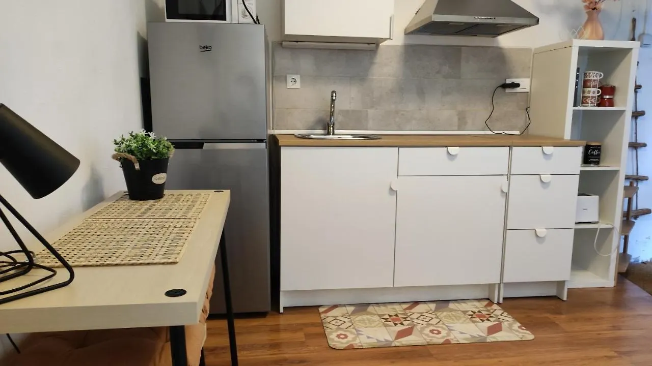 Room With Bathroom, Refrigerator And Microwave Barcelona Apartman